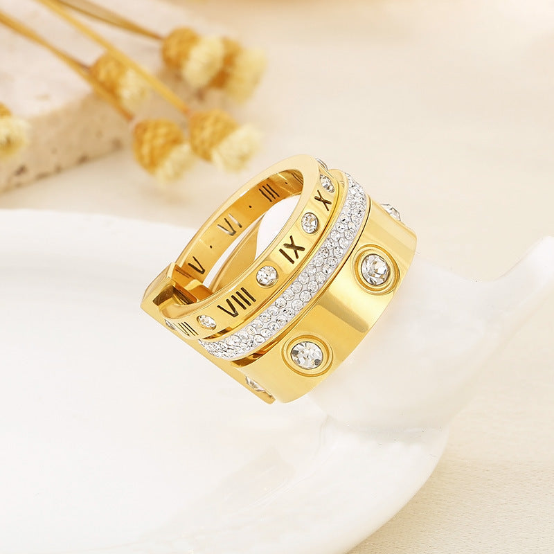 Ewiges Band Diamantring