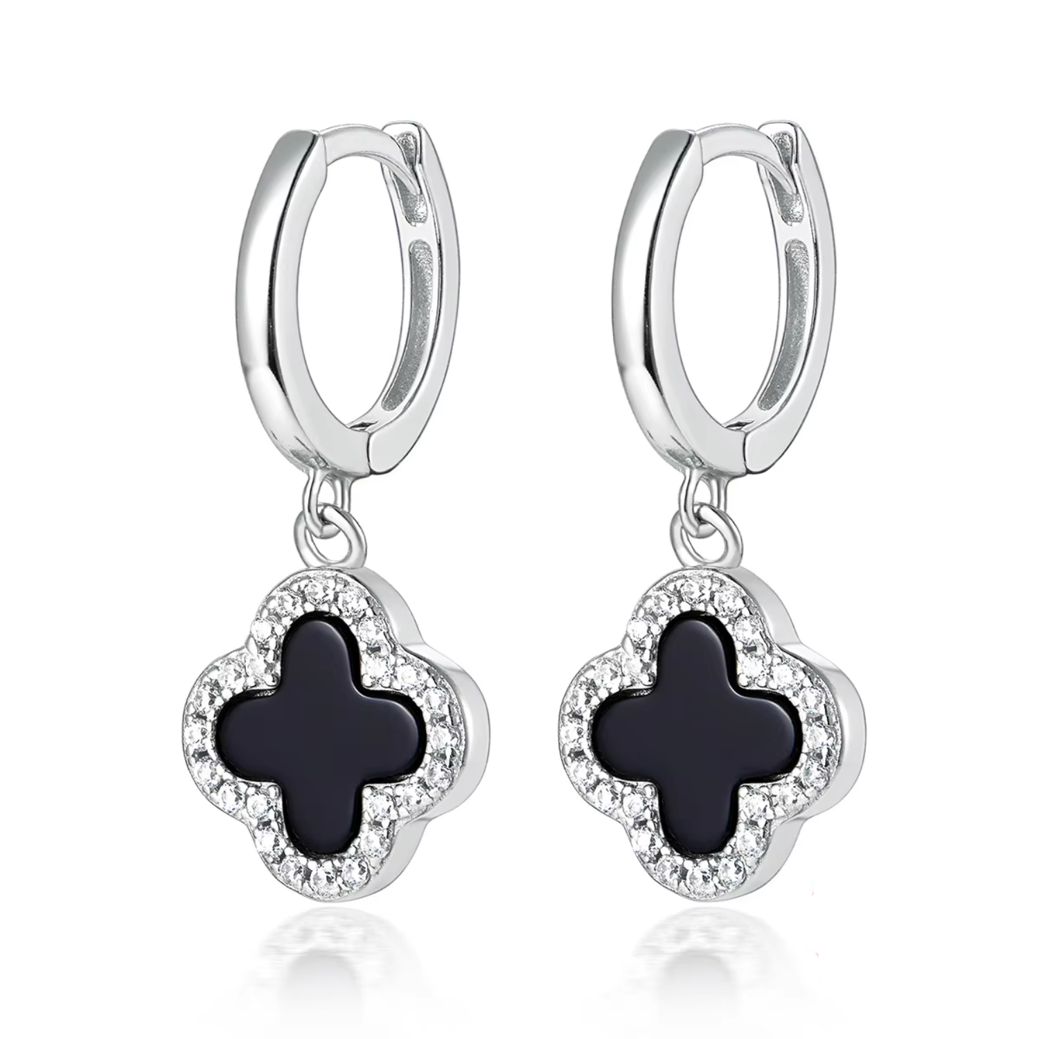 Klee Diamant Ohrringe