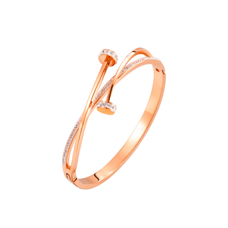 Nagel Kristall Diamant Armband