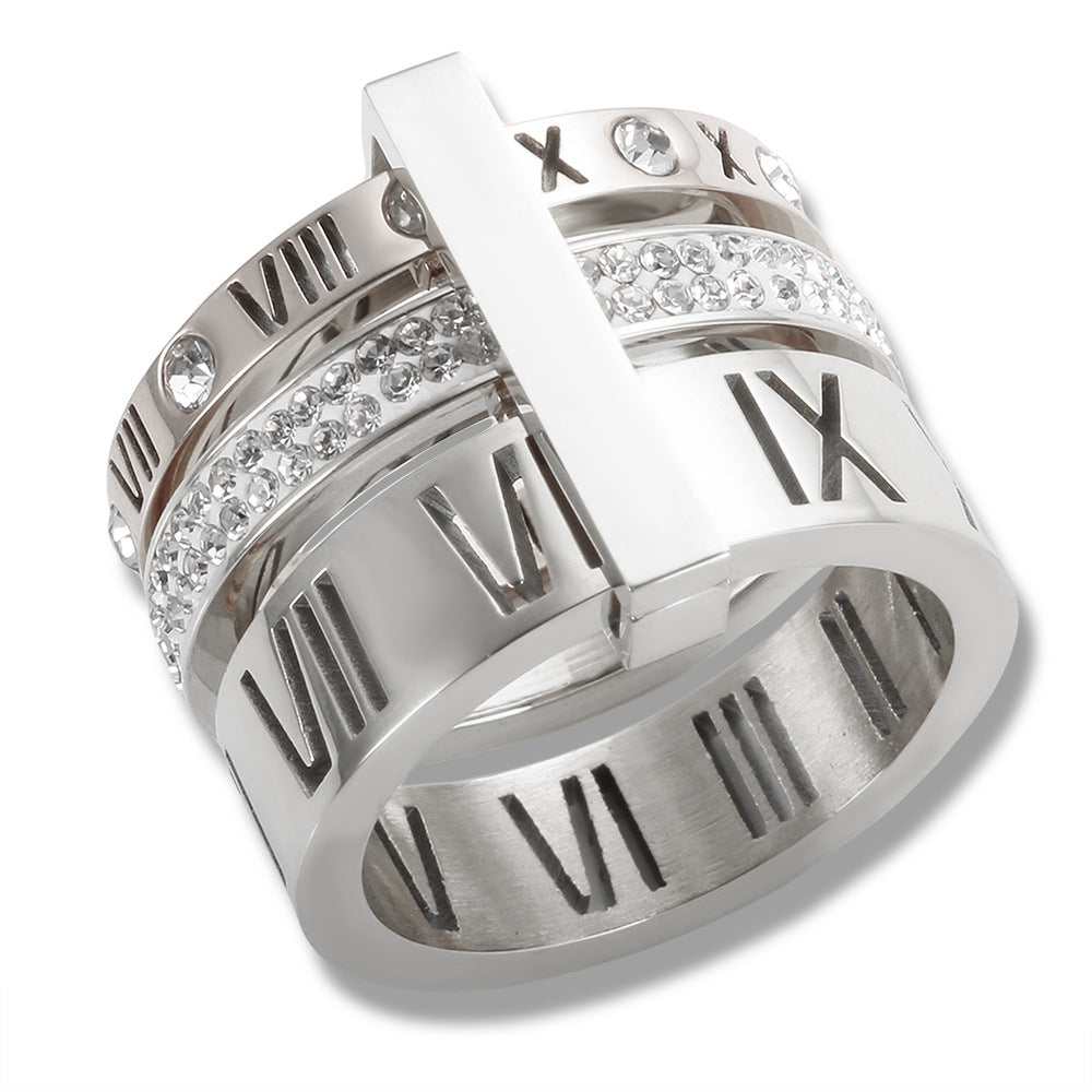 Ewiges Band Diamantring
