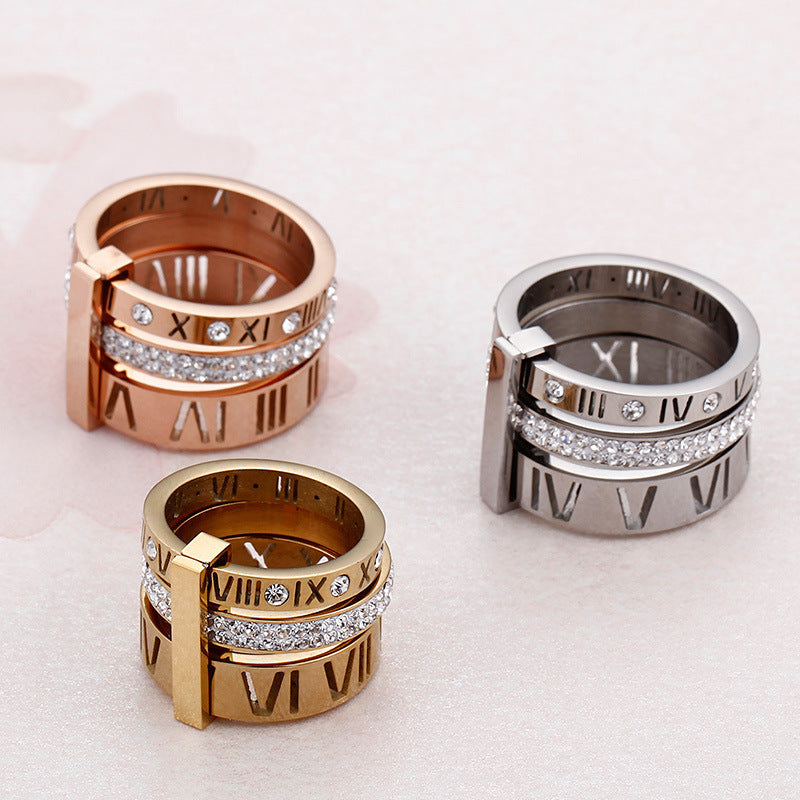 Ewiges Band Diamantring